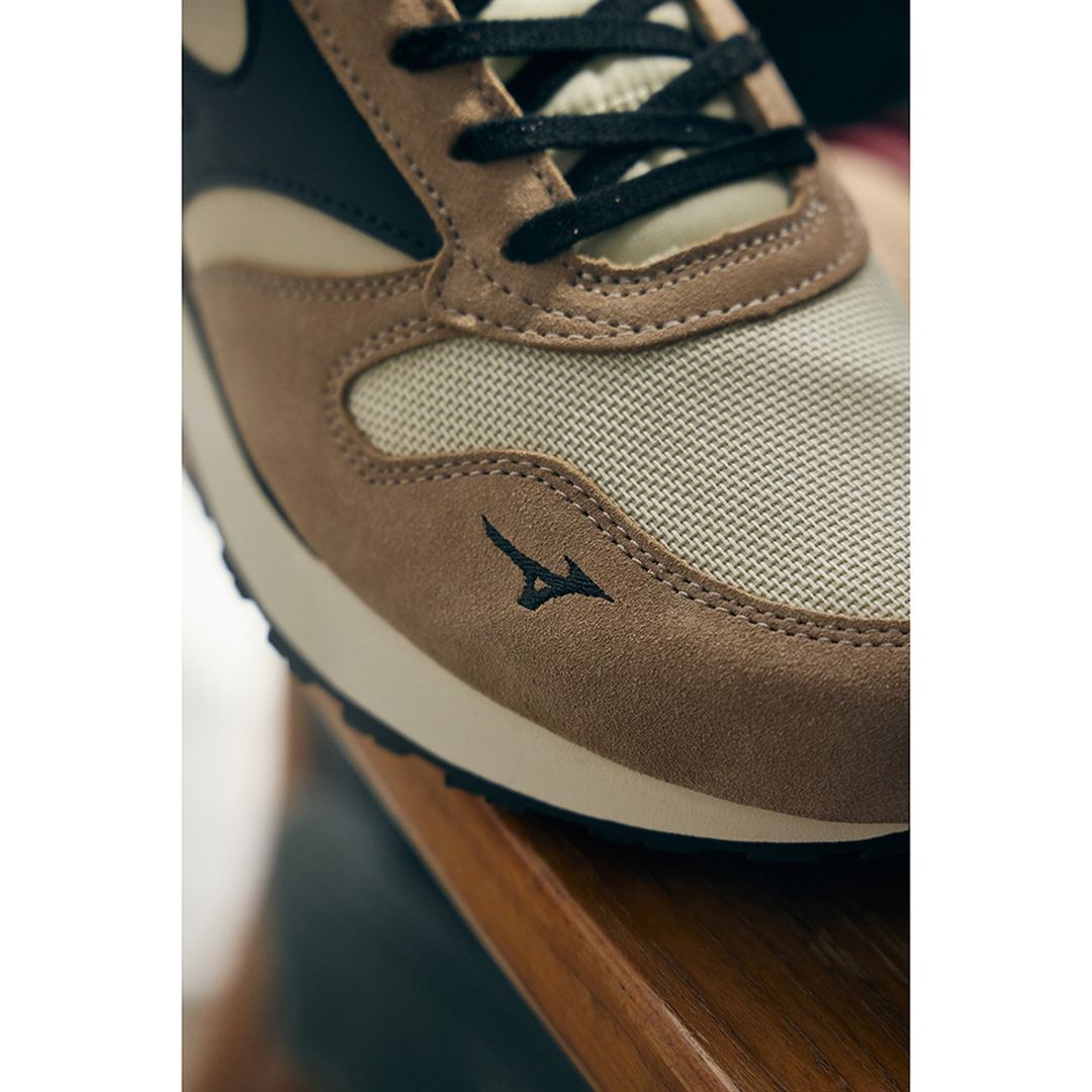 MIZUNO RB87 ベージュ×ダークネイビー×キャメル 23.0