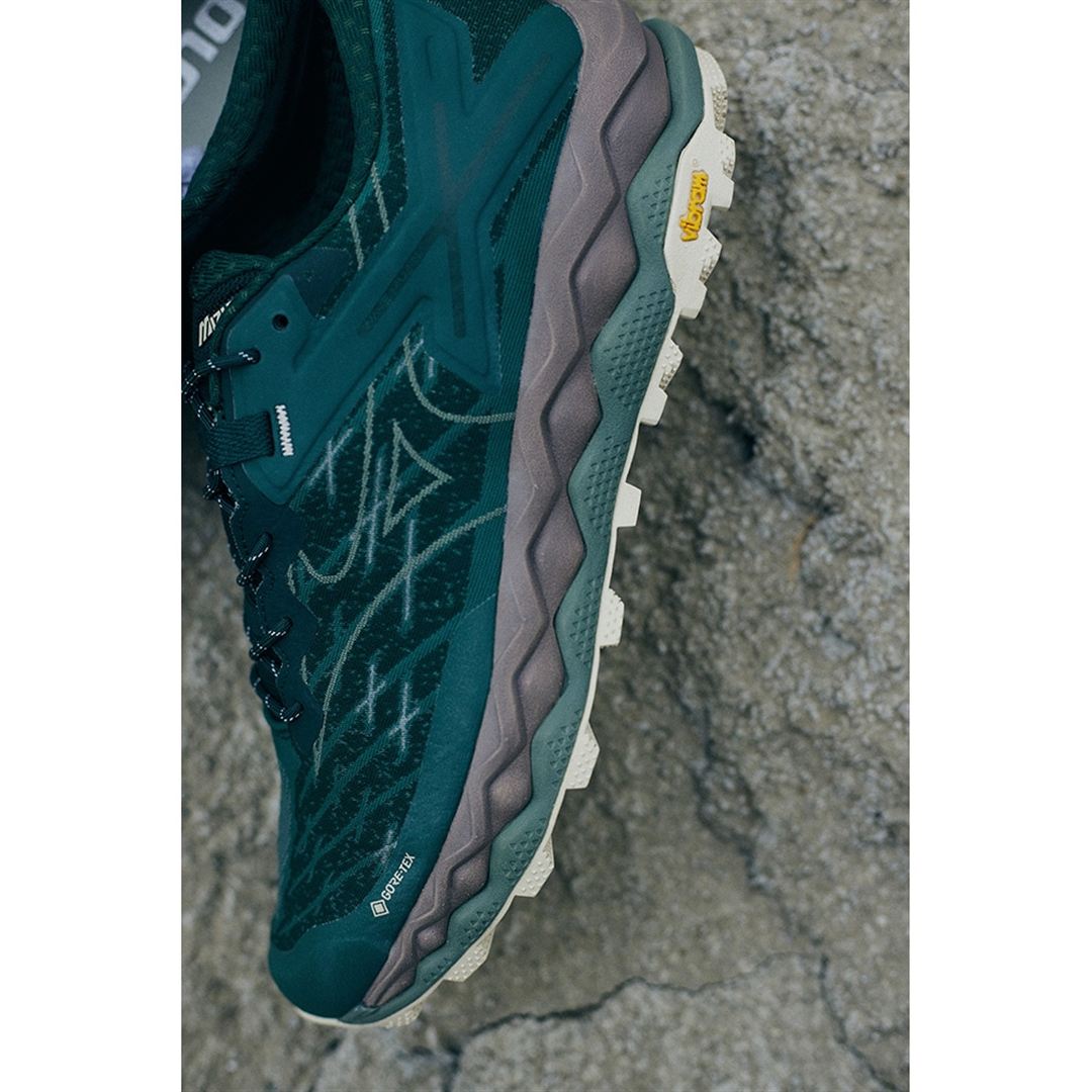 WAVE MUJIN LS GTX(ゴアテックス／防水) ダークグリーン×グリーン×ブラウン 30.0
