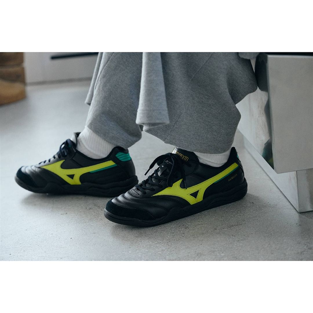 MORELIA LS ブラック×イエロー×グリーン 30.0