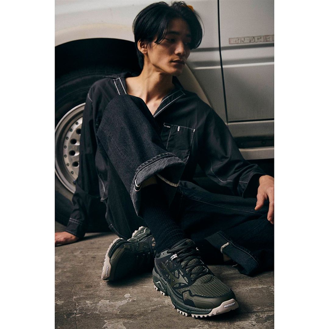 WAVE DAICHI LS ダークグリーン×カーキ×ブラック 30.0