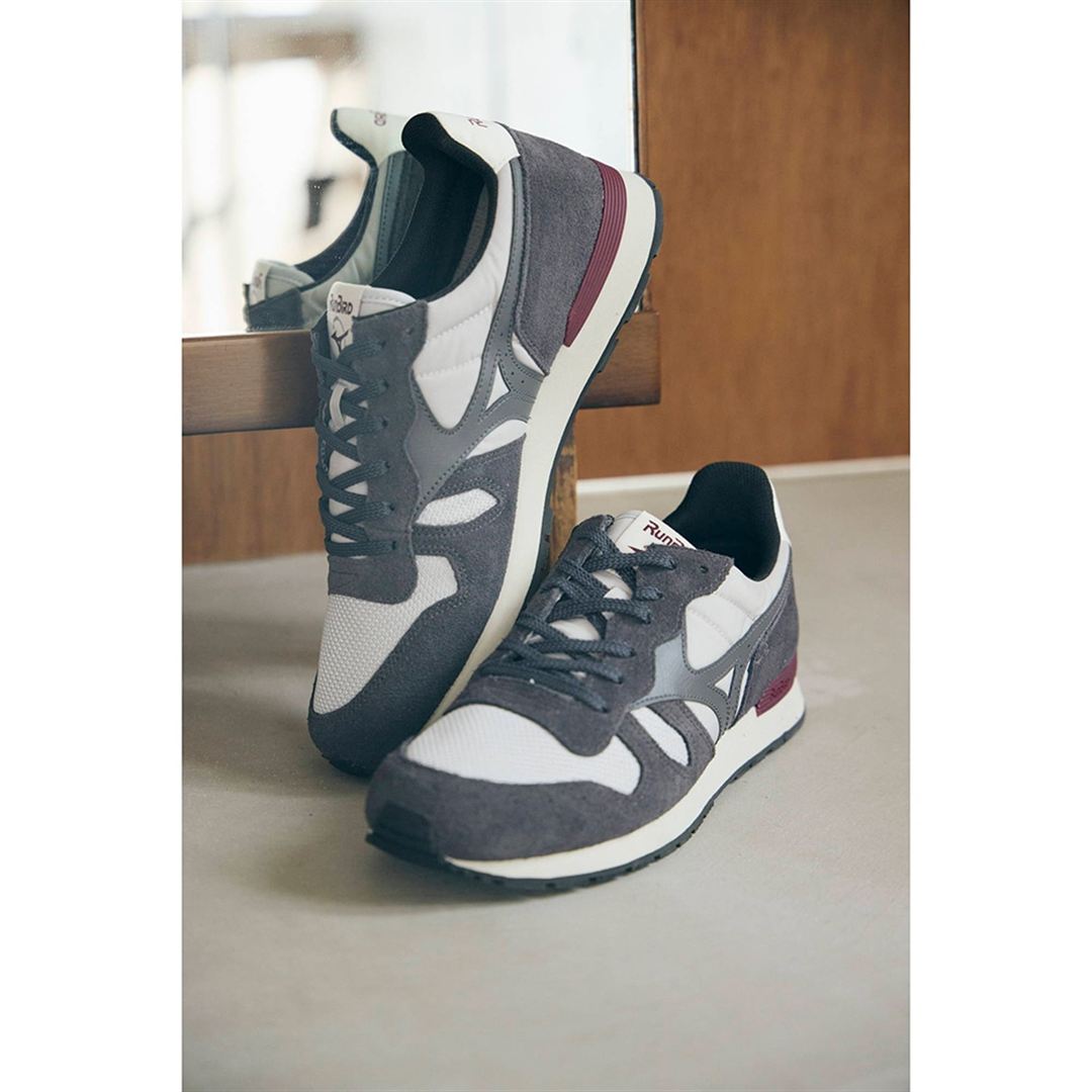 MIZUNO ML87 ライトグレー×グレー×エンジ 23.0