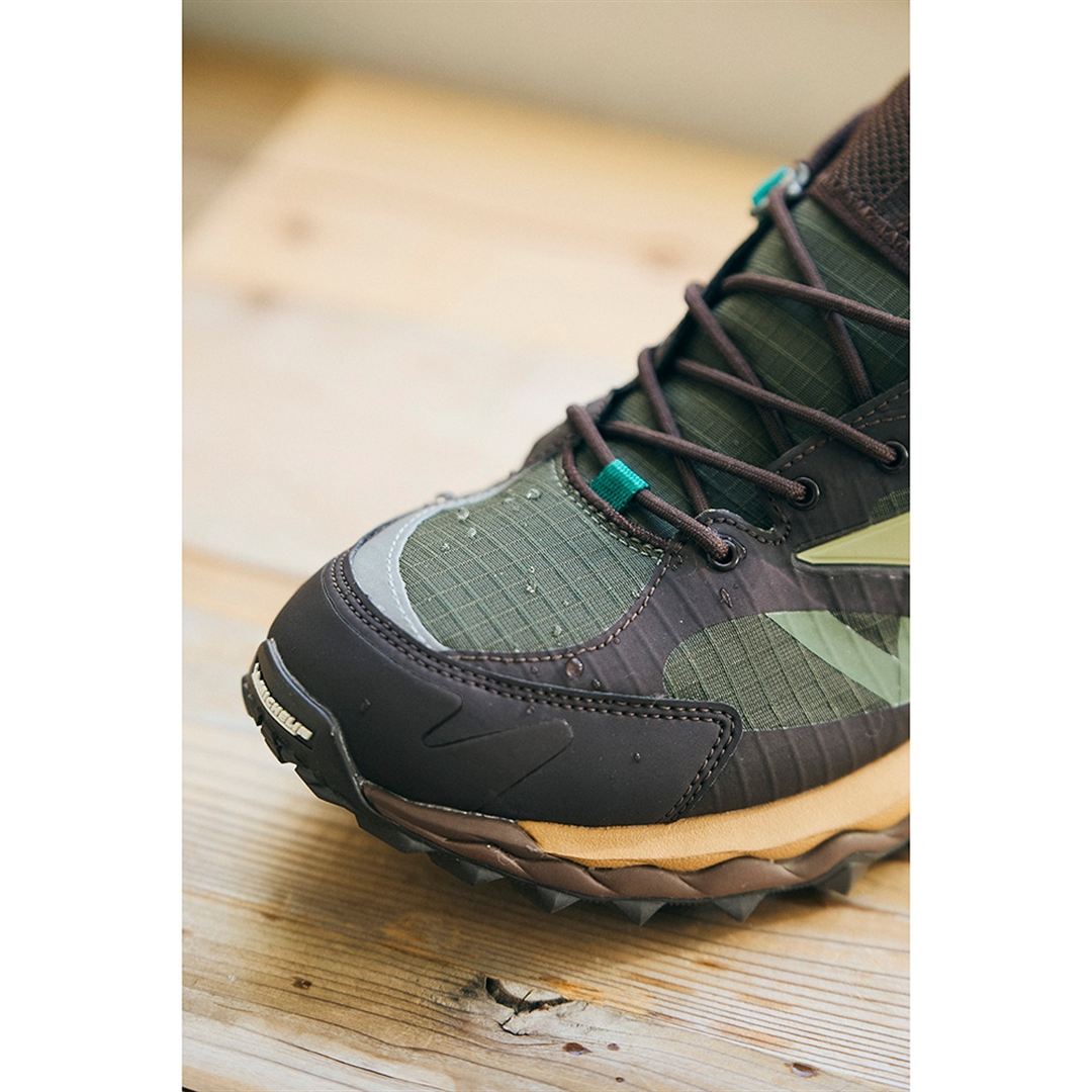 【ミズノ直営限定】WAVE MUJIN TL GTX(ゴアテックス／防水) カーキ×ブラウン 30.0