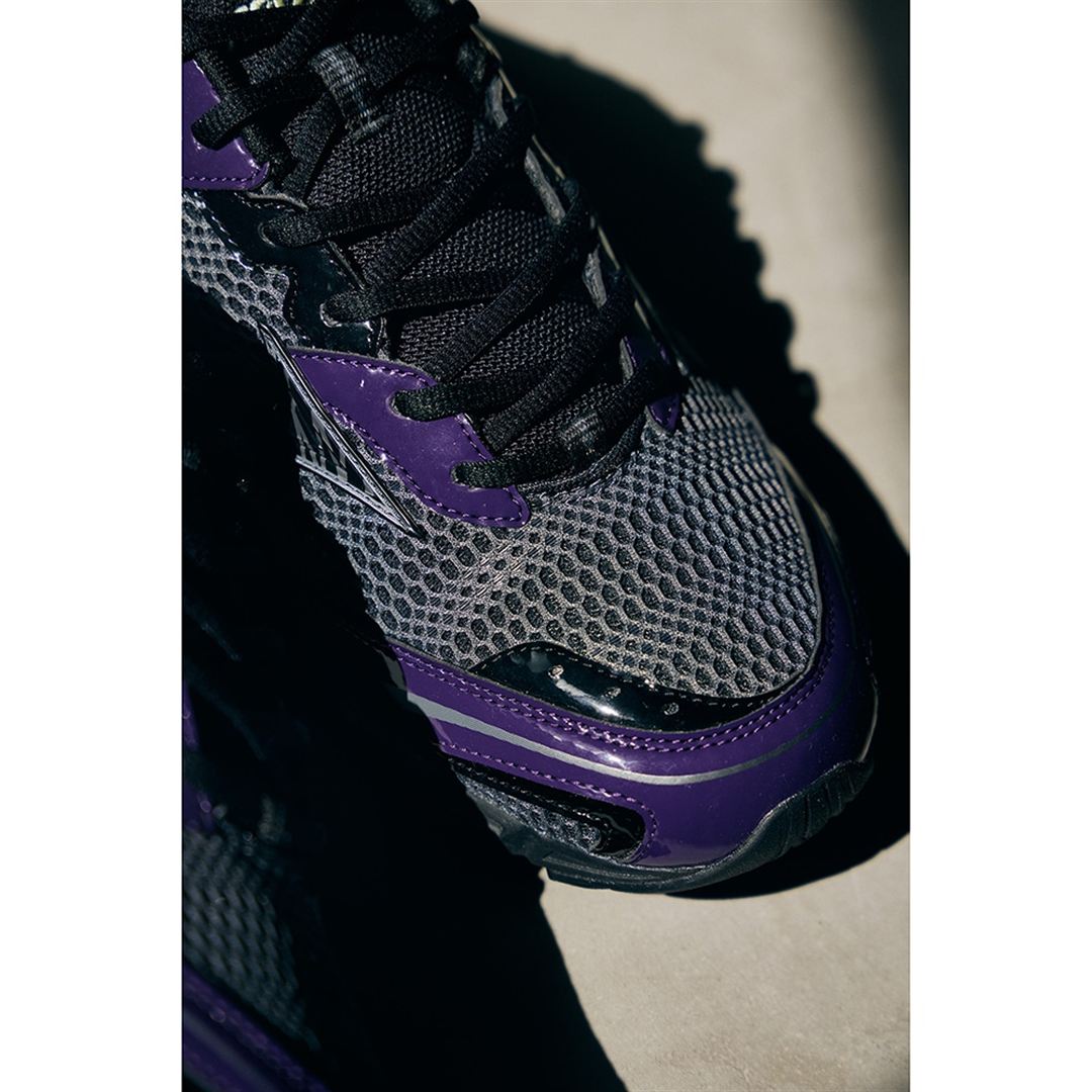 MIZUNO FORTIS LS ダークグレー×パープル 30.0