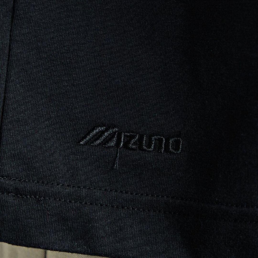 【ミズノ直営限定】モノグラムM クロップド半袖Tシャツ ブラック XL