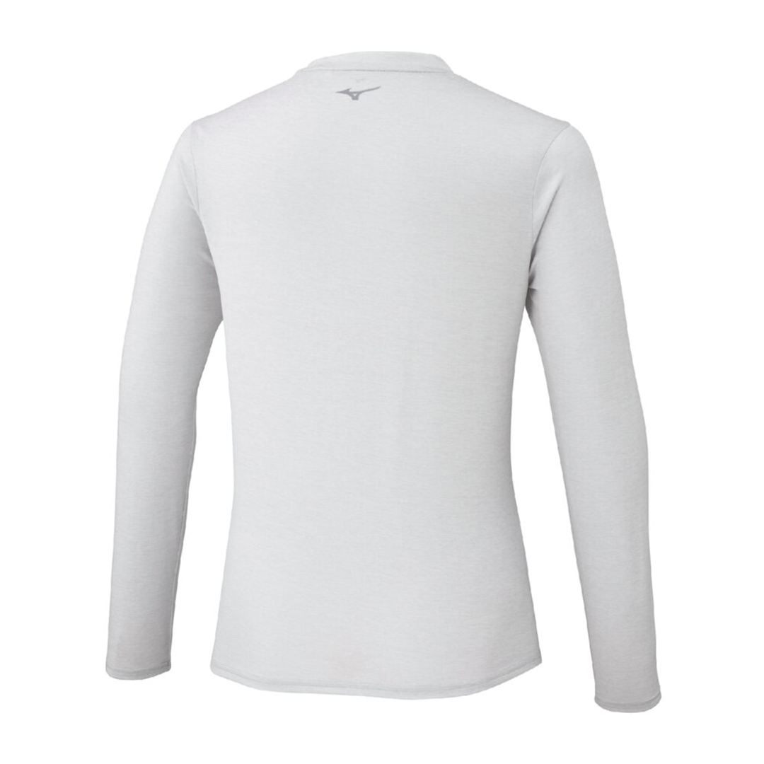 クイックドライTシャツ(長袖) ベイパーシルバー XL