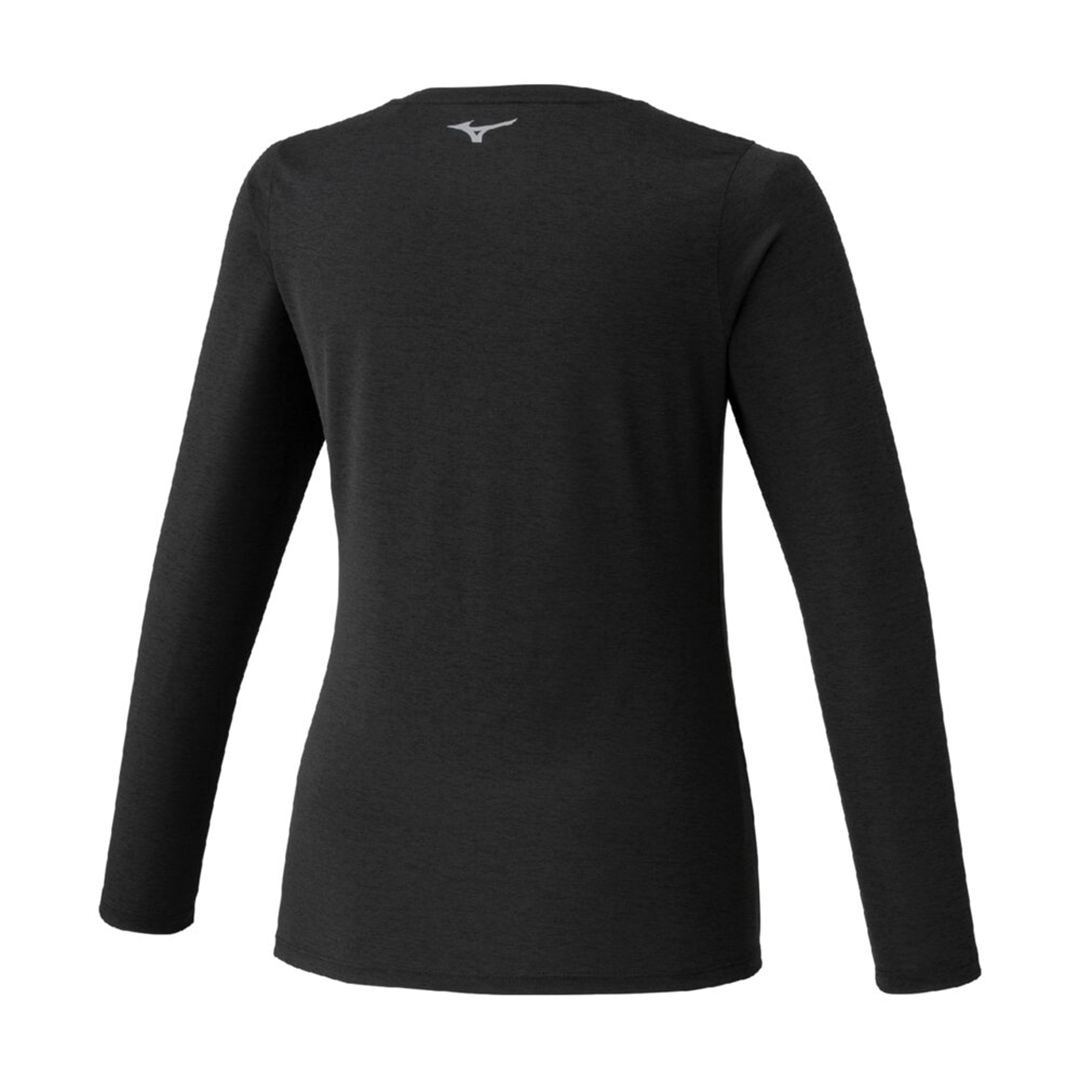 クイックドライTシャツ(長袖) ブラック XL