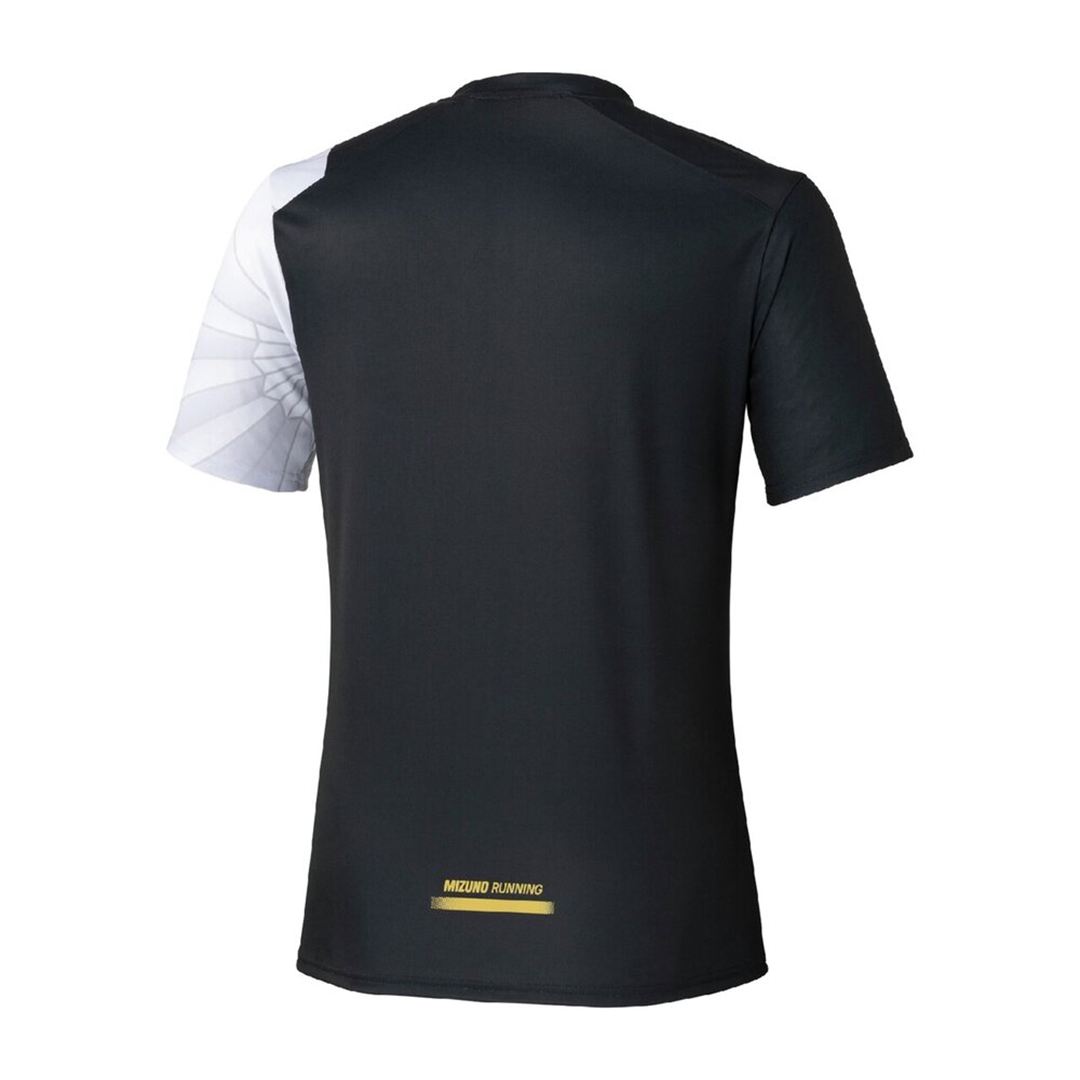 【ミズノ直営限定】クイックドライグラフィックTシャツ ブラック S