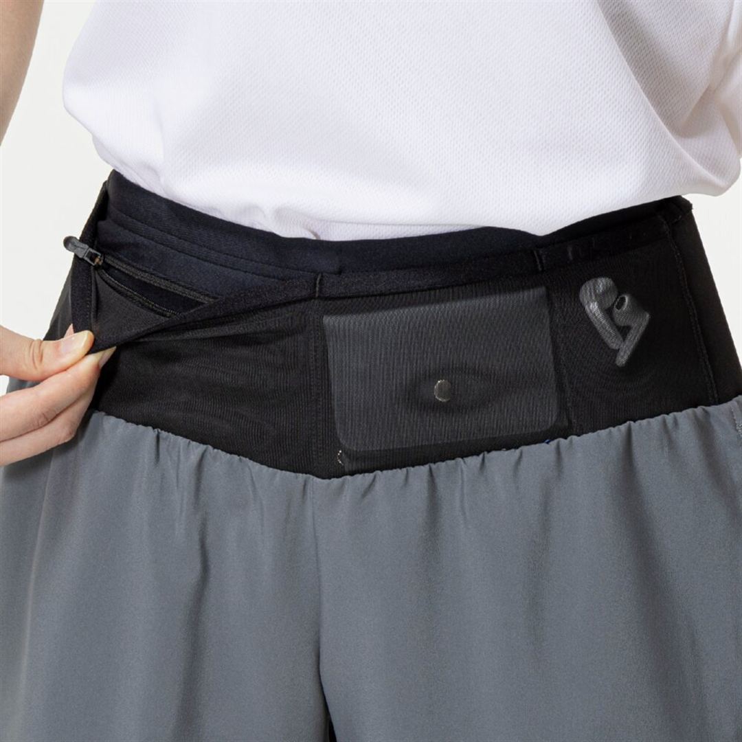 ランニング マルチポケットパンツ プラス 6.5インチ グレー XL