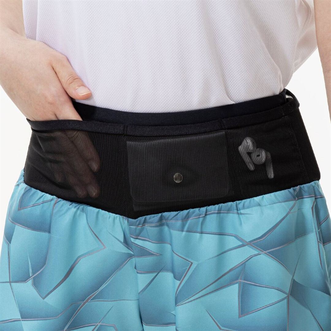 ランニング マルチポケットパンツ グラフィック4インチ セイラブルー XL
