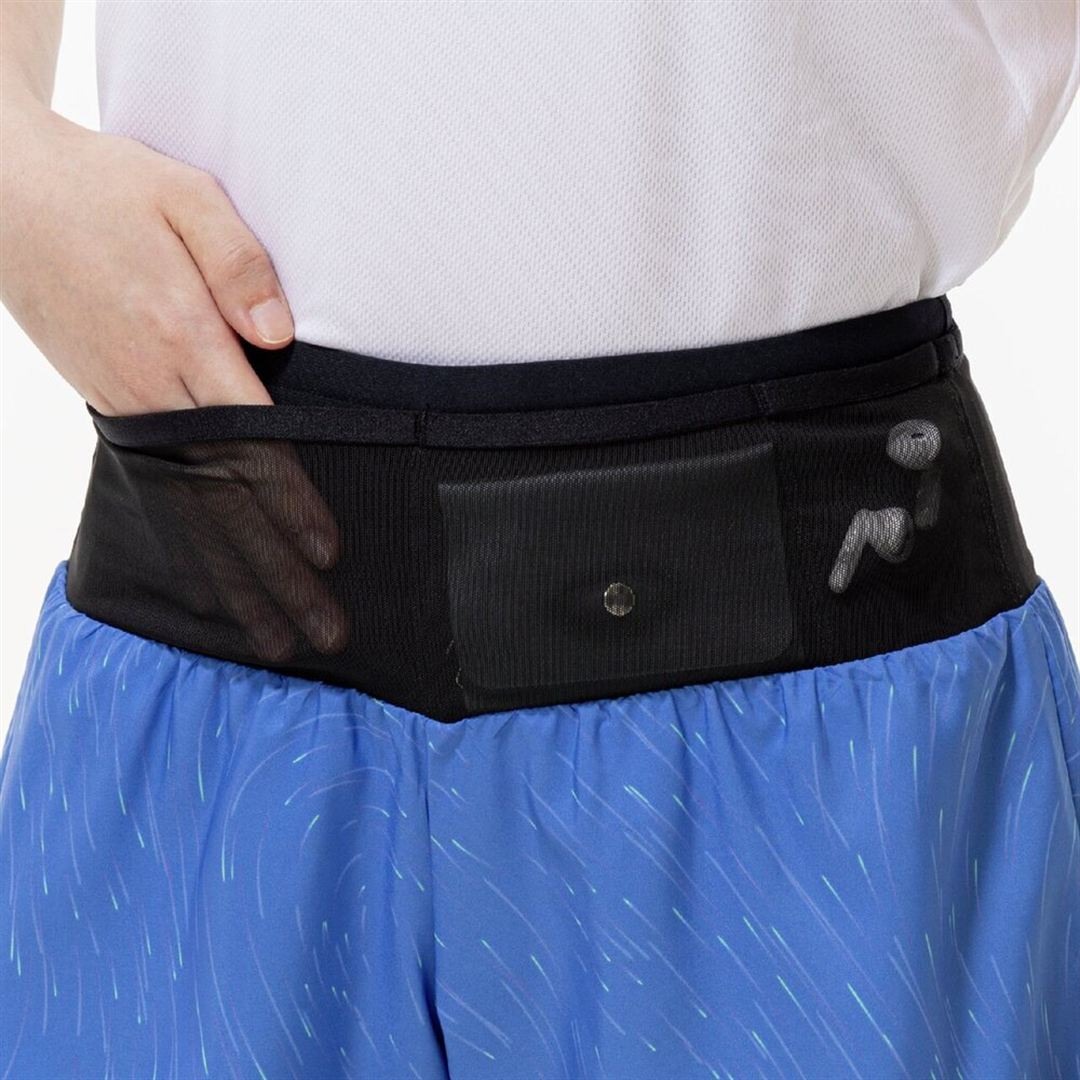 ランニング マルチポケットパンツ グラフィック4インチ ダズリングブルー XL