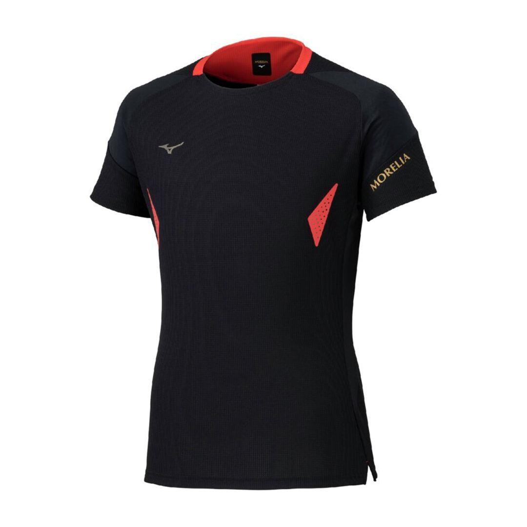 【汗処理／通気】モレリア ドライエアロフローフィールドシャツ ブラック S