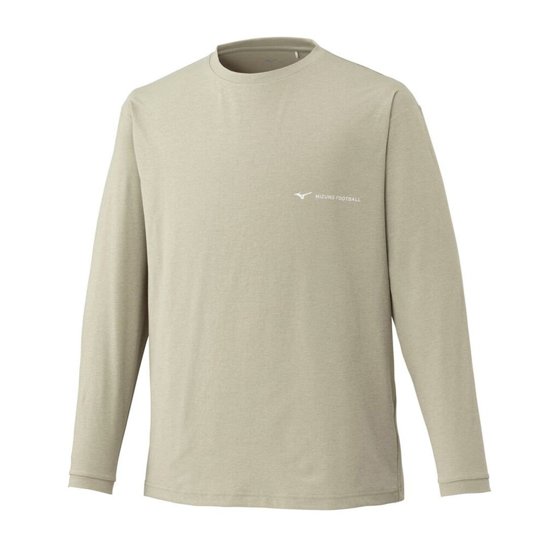 ストレッチソフトドライTシャツ(長袖) エルムベージュ XL