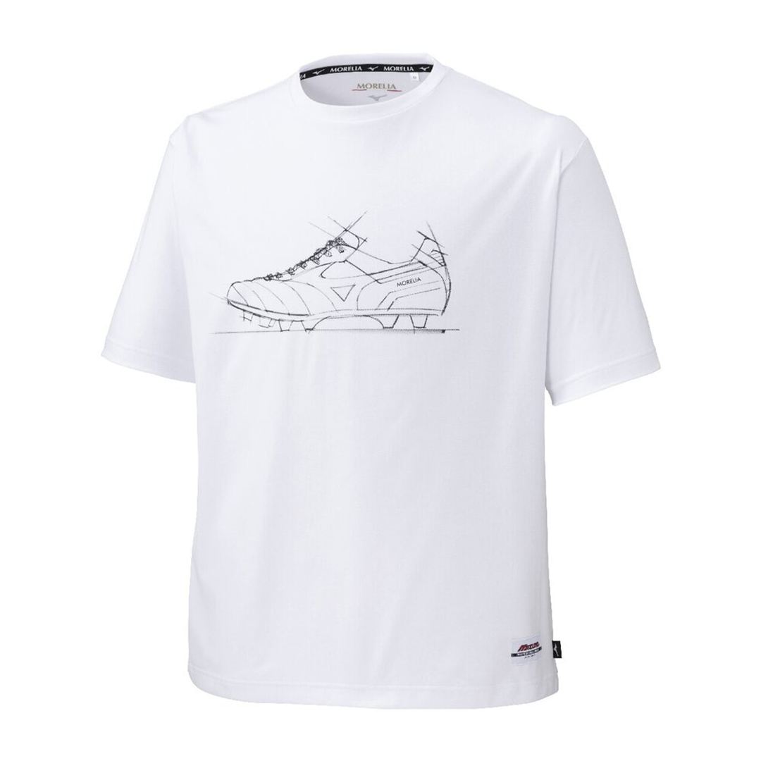 モレリア プリントTシャツ ホワイト S
