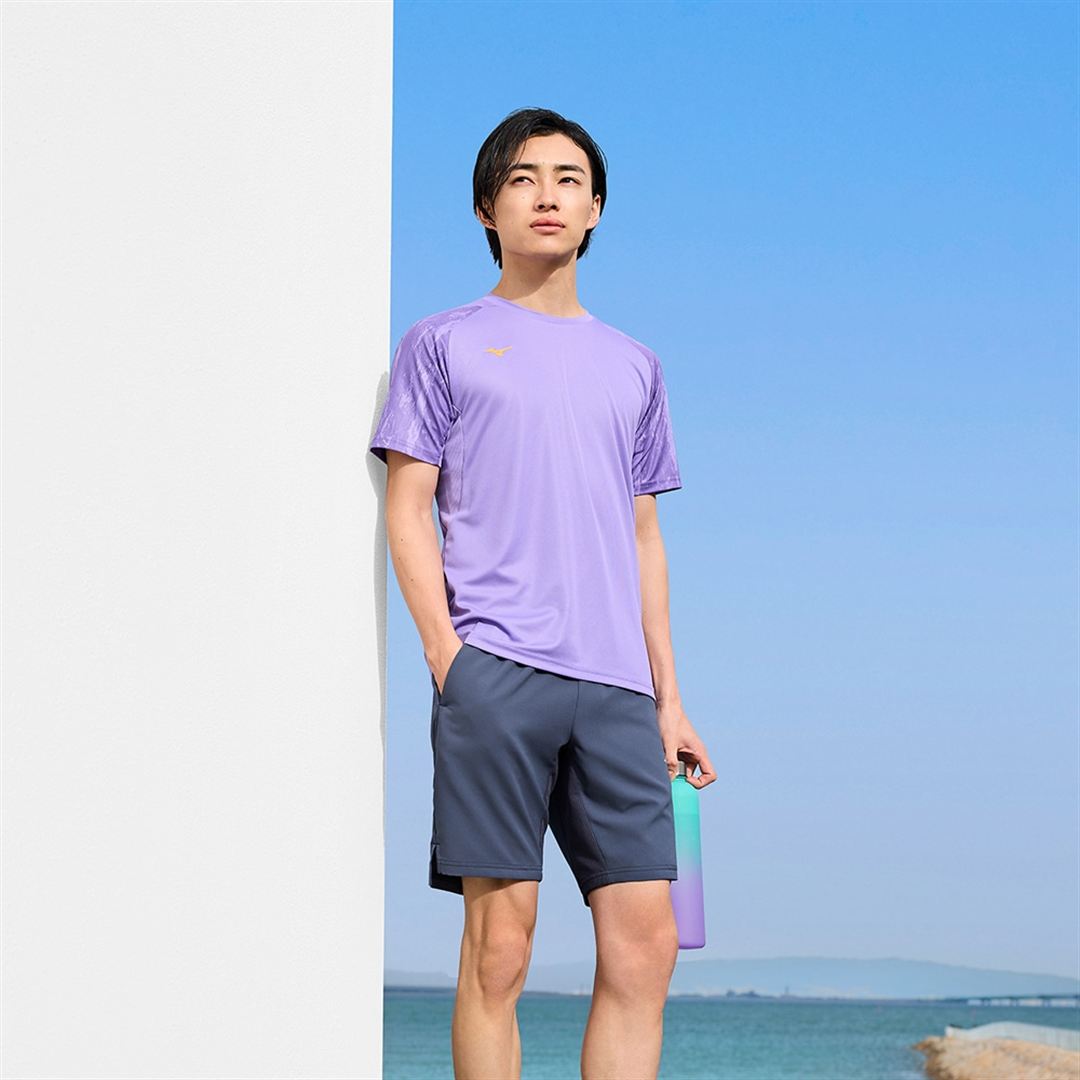 クイックドライTシャツ ペイズリーパープル XL