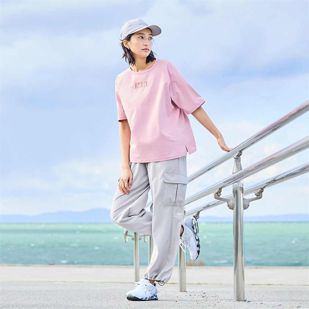 ソフトドライグラフィックTシャツ(ワイドシルエット) スノーホワイト S