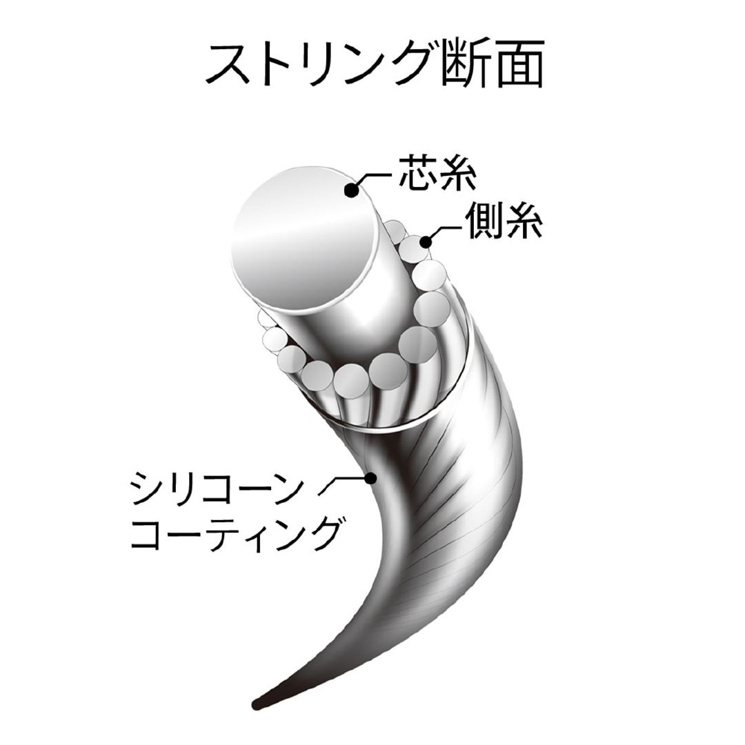 モノファイバー タフ(ソフトテニス) ホワイト