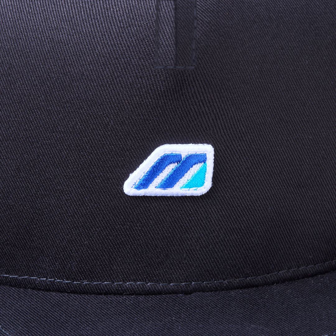【ミズノ直営限定】モノグラムM フラットキャップ ブラック 56-60