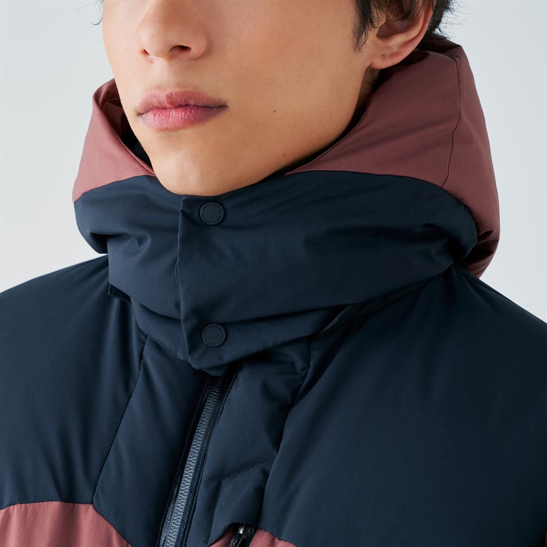 【吸湿発熱】WINDSTOPPER ダウラギリライトダウンジャケット ブラック M