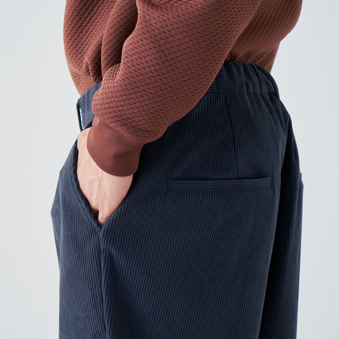 【ミズノ直営限定】ストレッチコーデュロイパンツ カーキ M