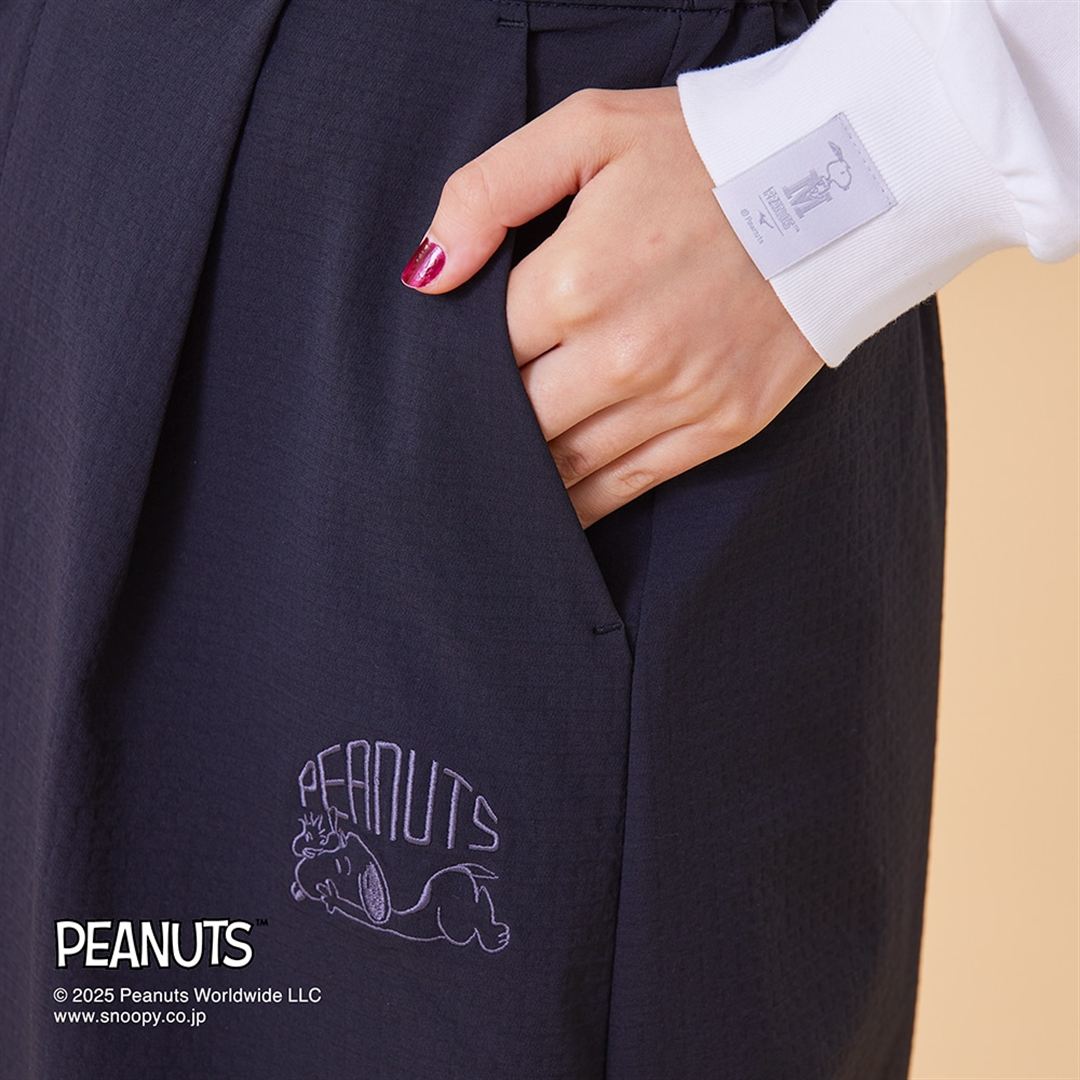【PEANUTS】ストレッチナイロンスカート ティンバーウルフ S