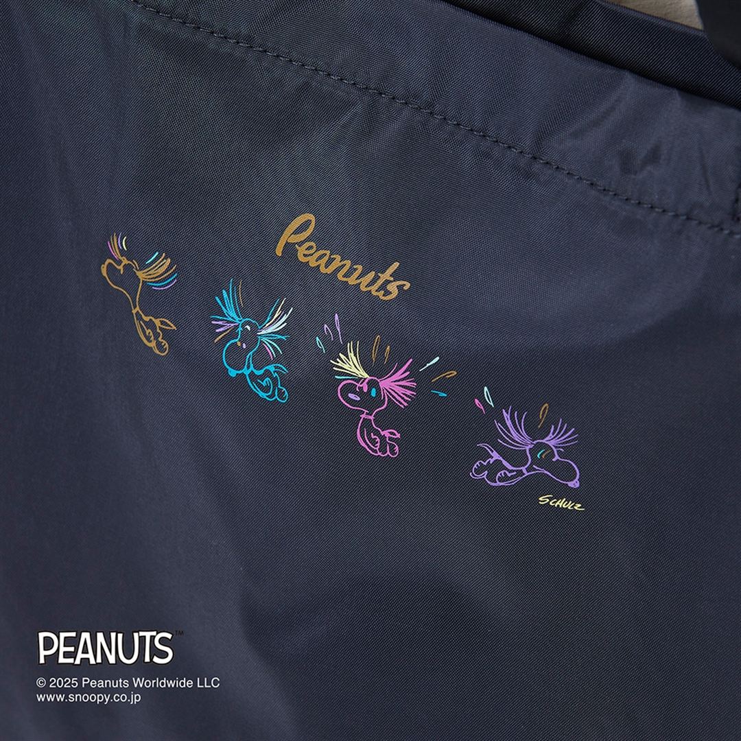 【PEANUTS】パッカブルトートバッグ ブラック