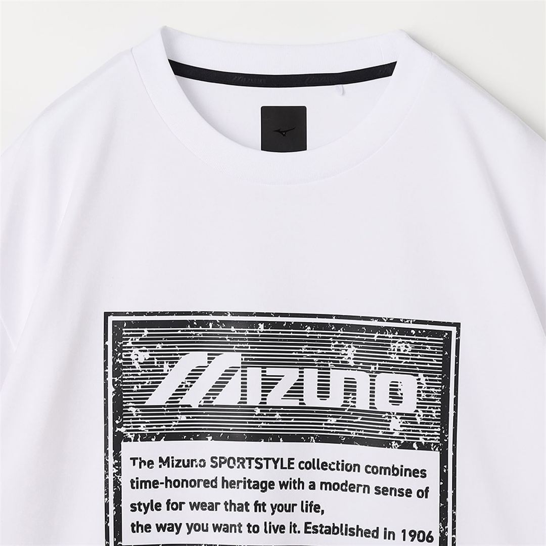 【ミズノ直営限定】リサイクルグラフィックTシャツ ブラック XL