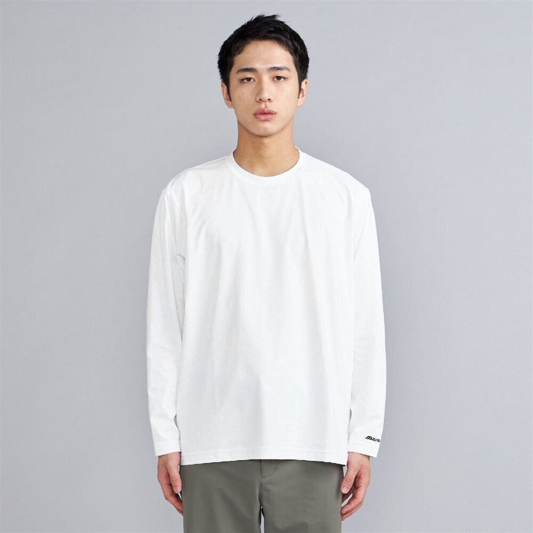 ワードマークバックロゴロングスリーブTシャツ ホワイト XL