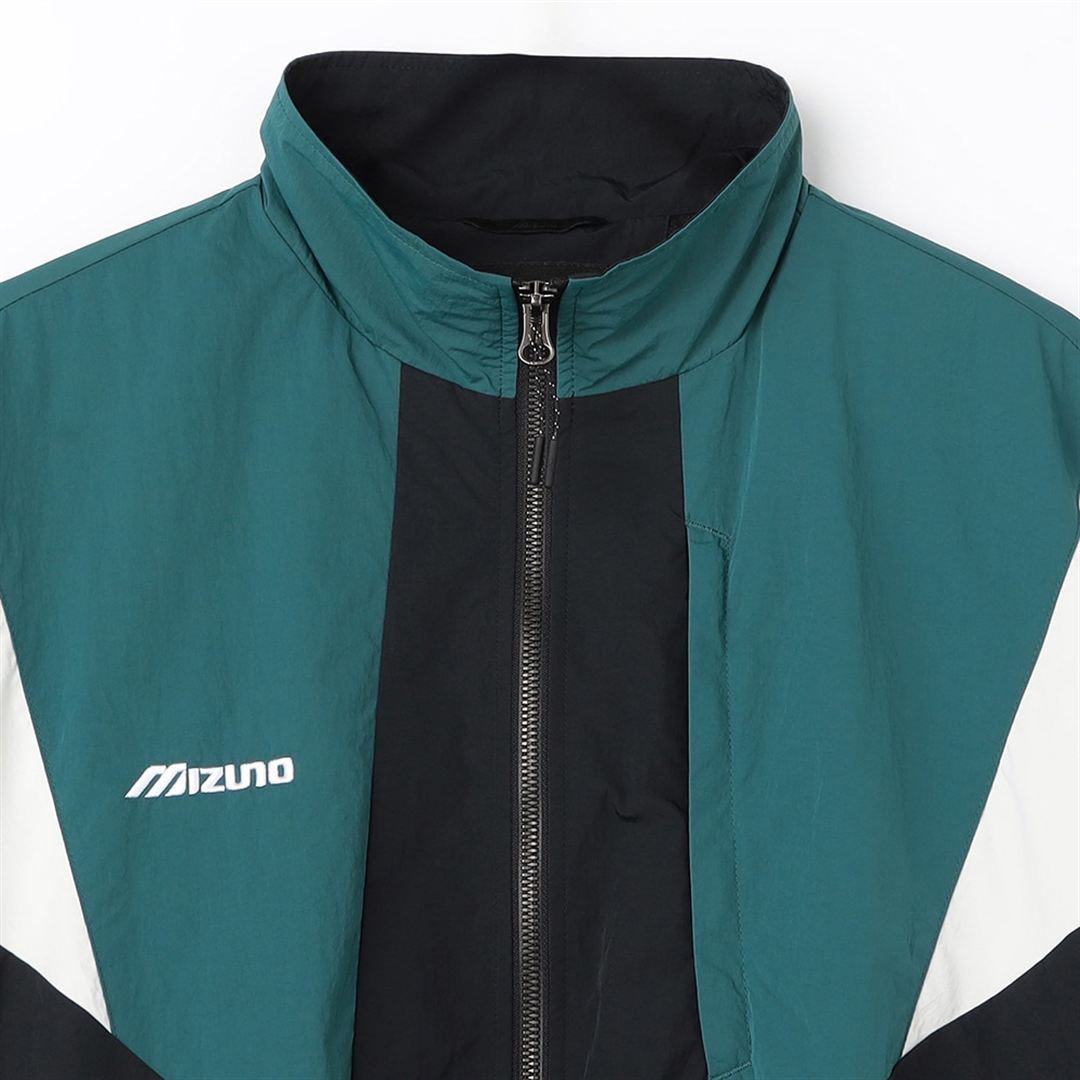 シャンブレーワッシャートラックブルゾン ブラック XL