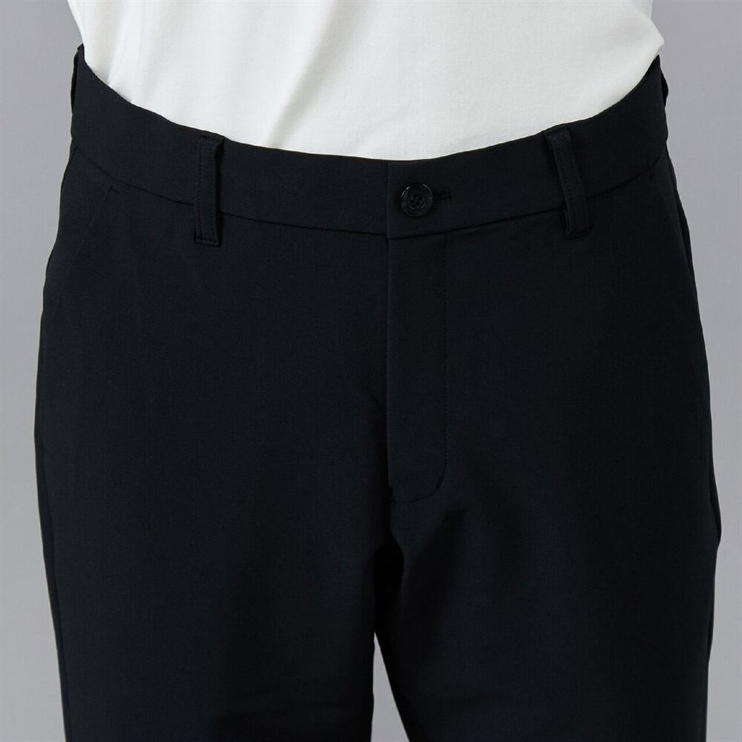 ストレッチテーパードムーブパンツ ブルー XL