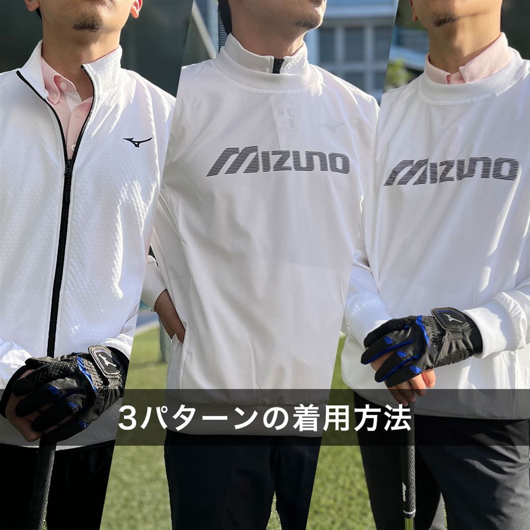 3WAYツインブルゾン2枚組セット(フルジップニット／プルオーバー) ネイビー XL