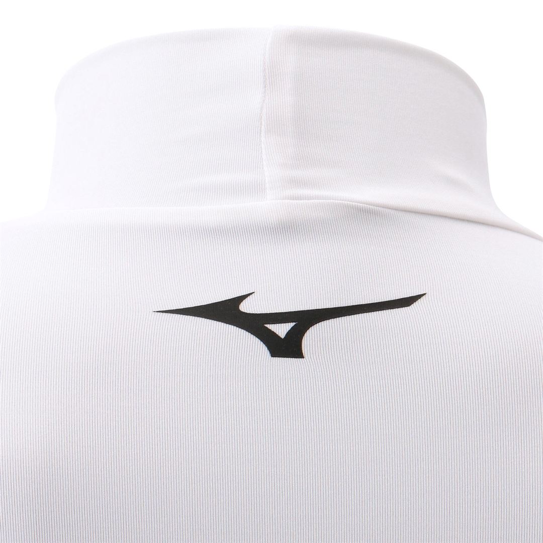 バイオギアUVカットハイネックシャツ ホワイト XL
