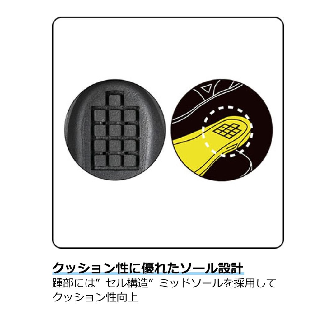 オールマイティ LL 11L(紐／ローカット) ディープネイビー×ゴールド 29.0