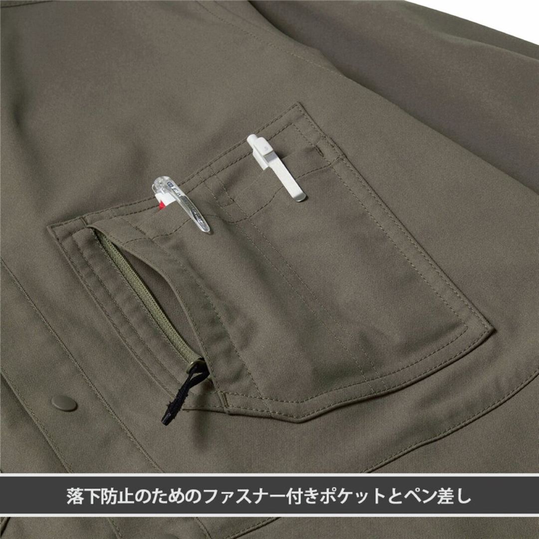 【ミズノ公式オンライン限定】ストレッチシャツブルゾン カーキ M