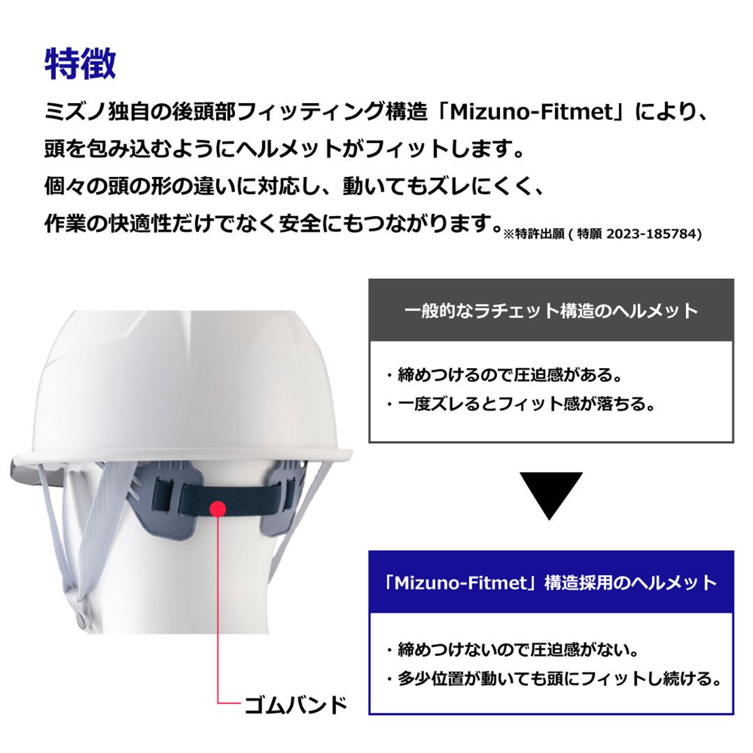 産業用ヘルメット FT01(通常バイザー/墜落時保護用樹脂ライナー／通気孔) ホワイト