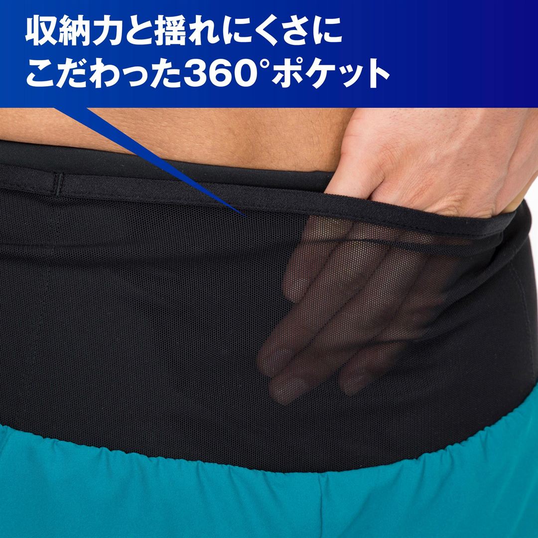 ランニングマルチポケットパンツプラス ディープネイビー S