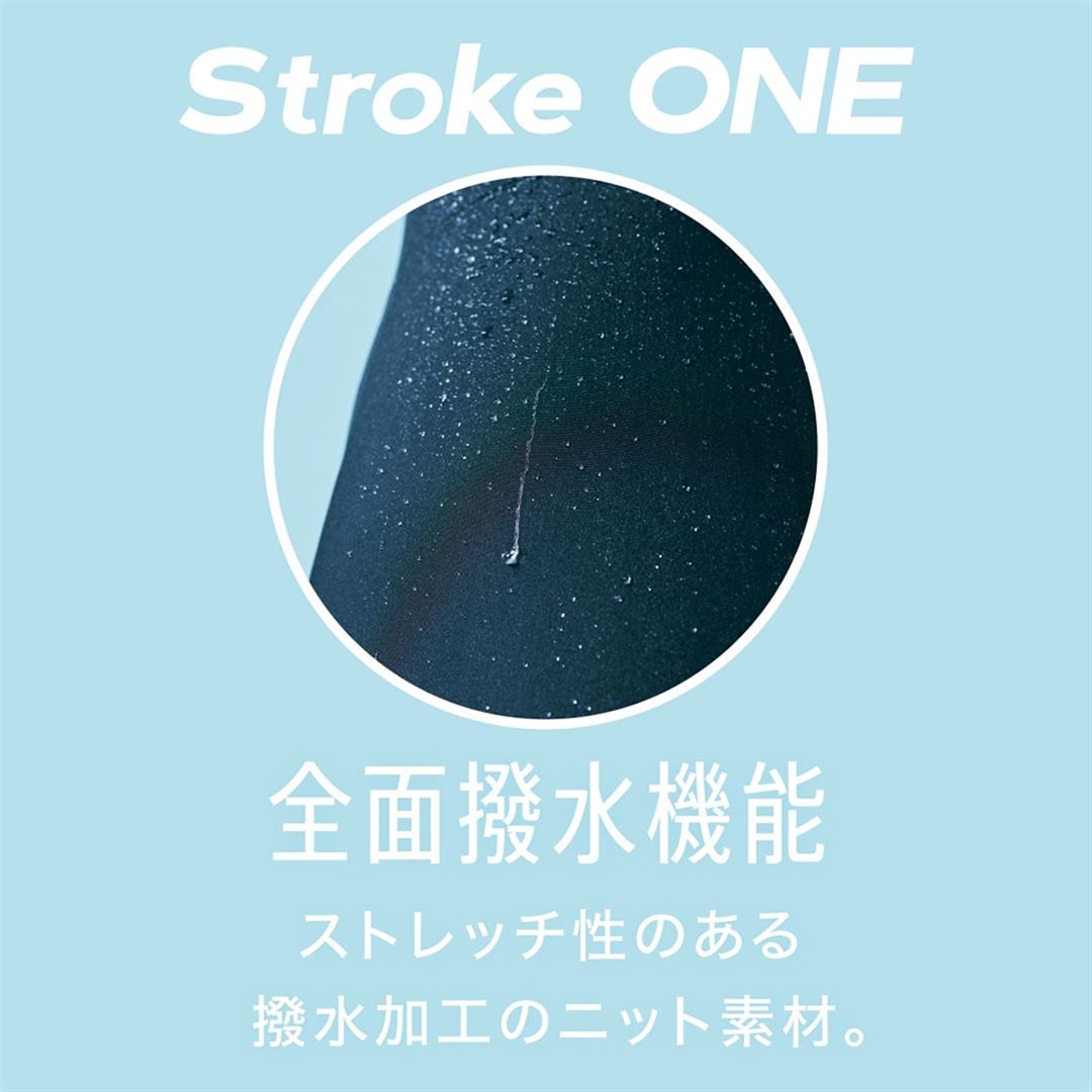 アクアフィットネス用オールインワン ネイビー×ブルー S