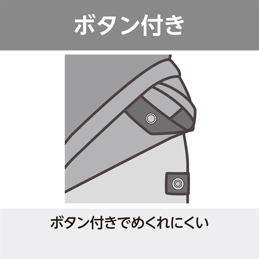 アクアフィットネス用セパレーツ(めくれにくいボタン付) ブラック M