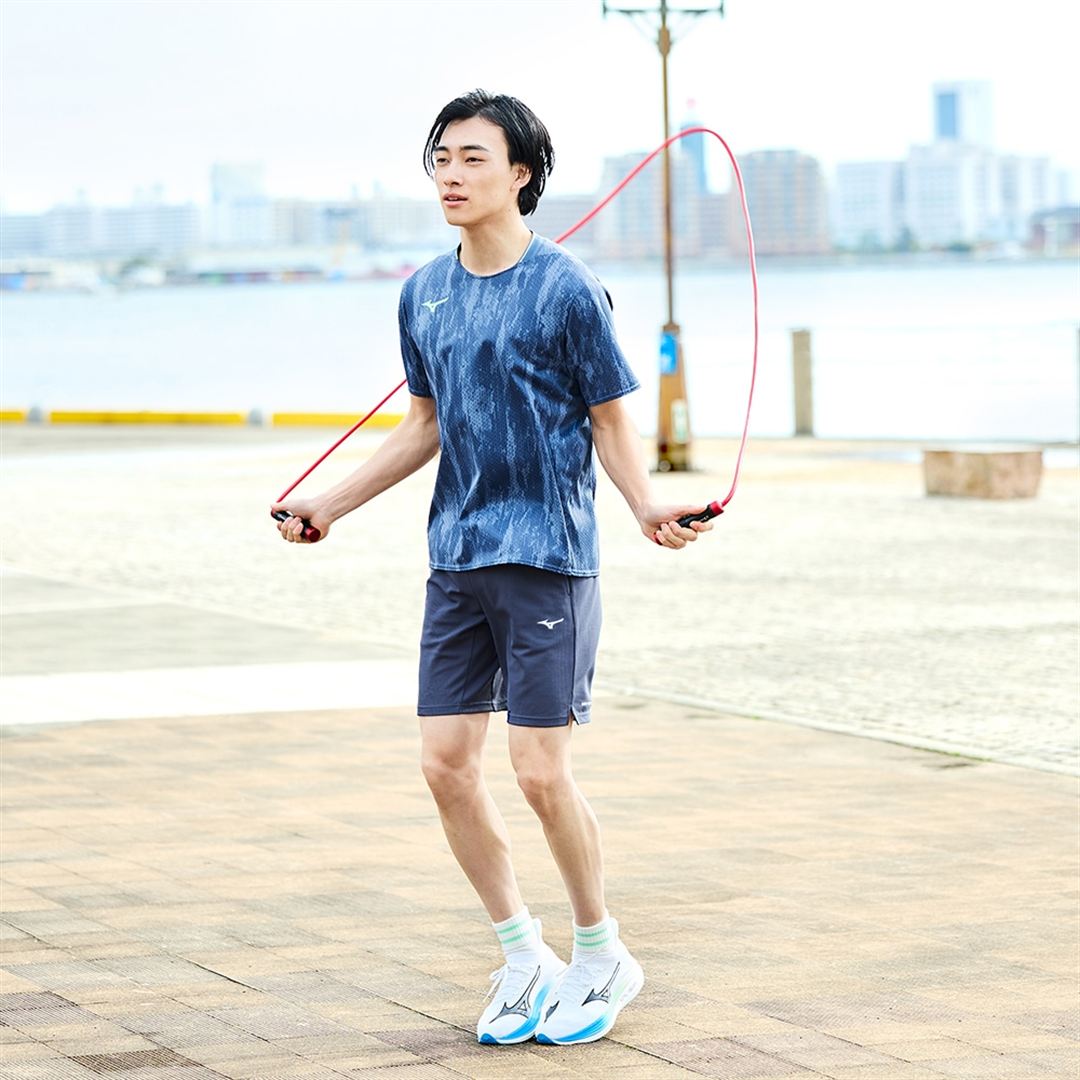 【汗処理／通気】ドライエアロフローハーフパンツ インディアグレー M