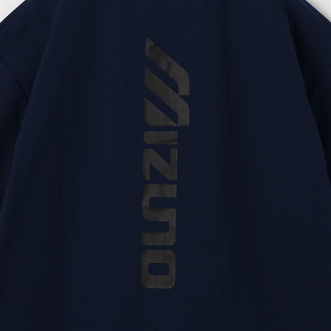 【JEANS FACTORY】ウォーターリパレントストレッチウーブンTシャツ ブラック S