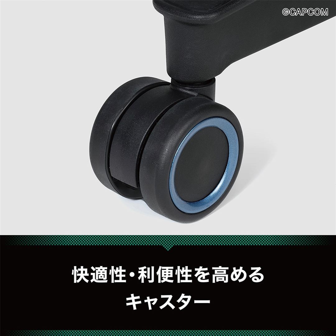 ゲーミングチェア ハギビス（JURI） ブラック