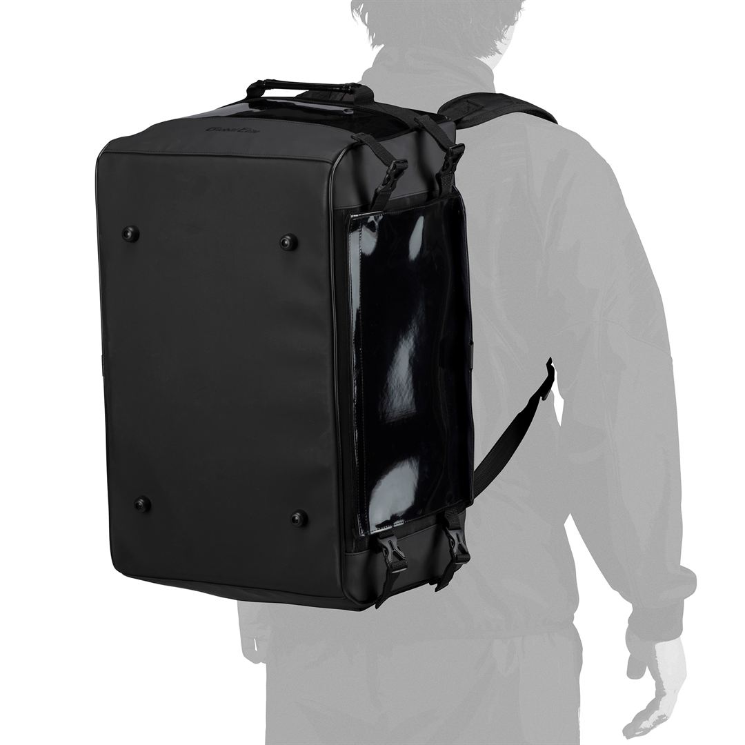 【グローバルエリート】セカンドバッグエナメル(45L) ネイビー