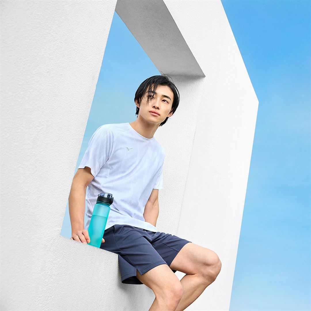 【汗処理／通気】ドライエアロフローTシャツ シトラスグリーン S