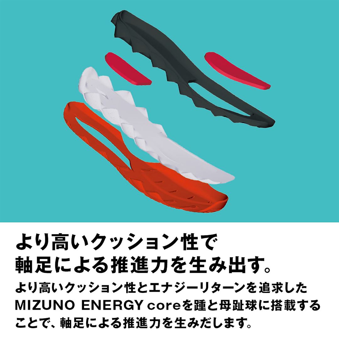 【オールコート用】ウエーブエンフォースツアーAC レッド×ホワイト×ダークグレー 27.5