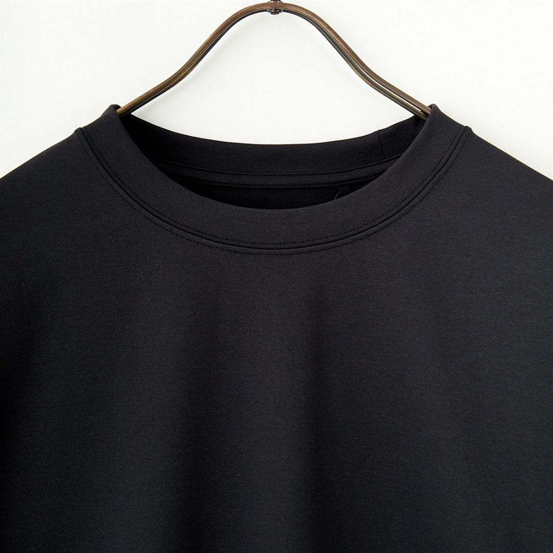 【JEANS FACTORY】ヘビーオンスTeeシャツ(バックプリント) ブラック S
