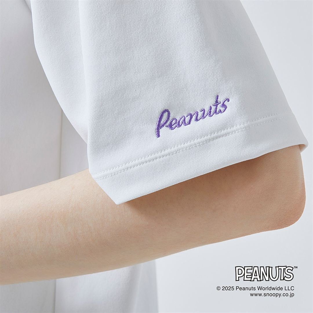 【PEANUTS】アンチスウェット Tシャツ アッシュブラック XS