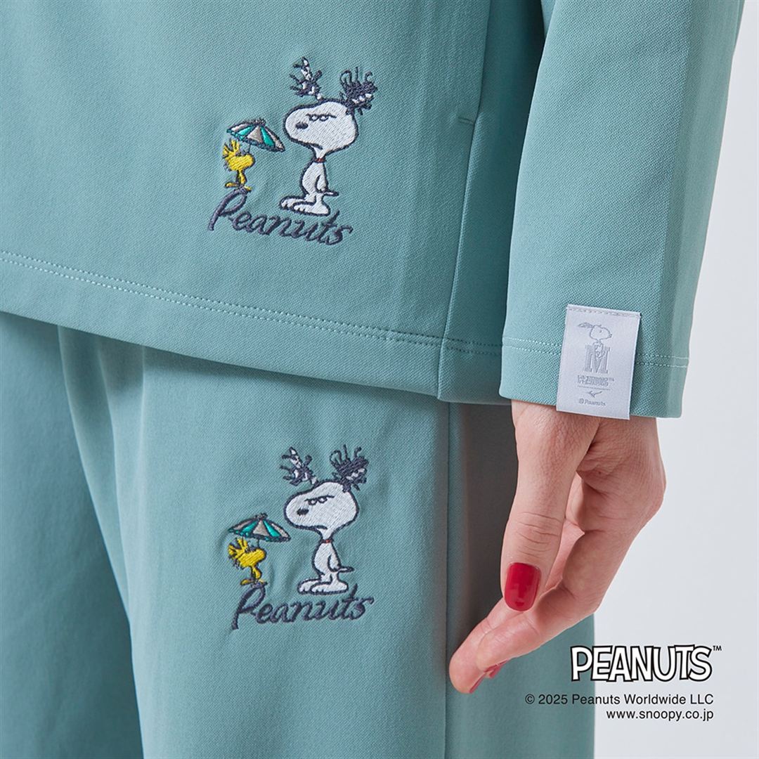 【PEANUTS】アンチスウェット カーディガン マシュマロホワイト XS