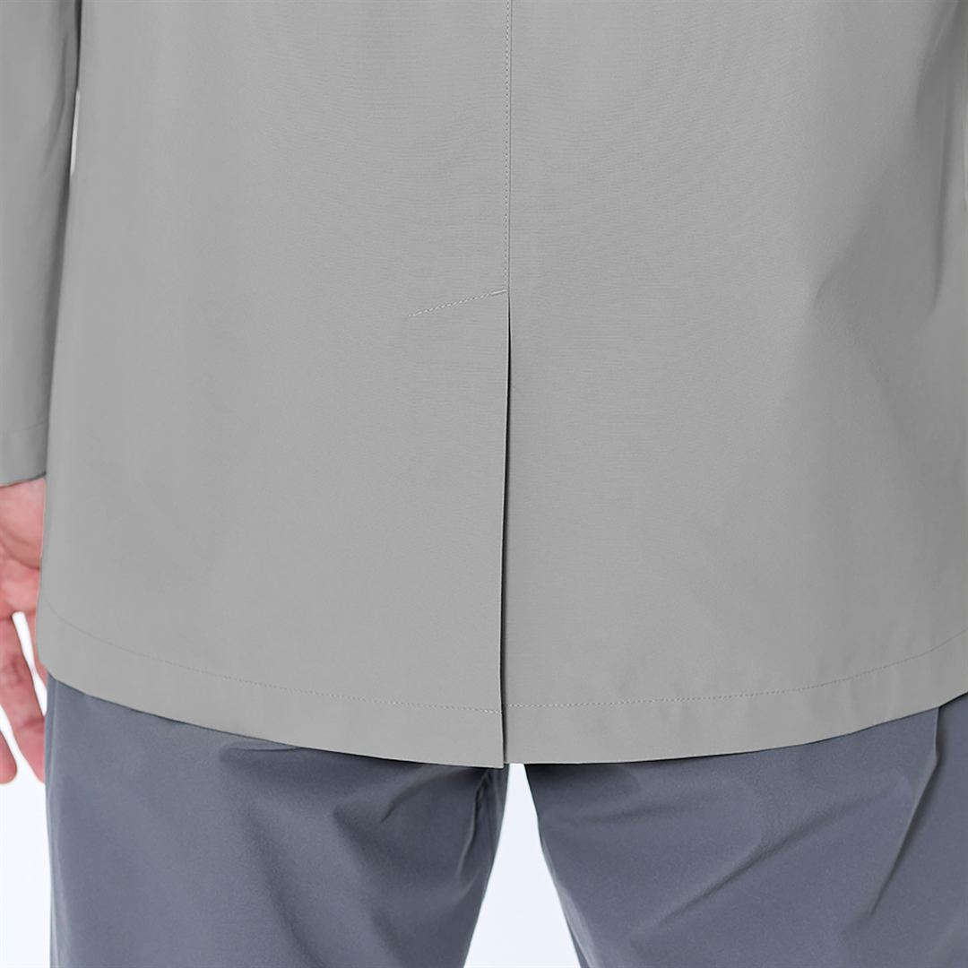 GORE-TEX 3Lステンカラーハーフコート(ゴアテックス／防水) ブラック XL