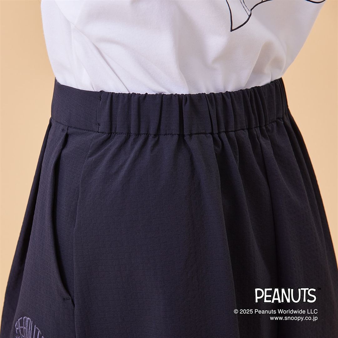 【PEANUTS】ストレッチナイロンスカート ティンバーウルフ S