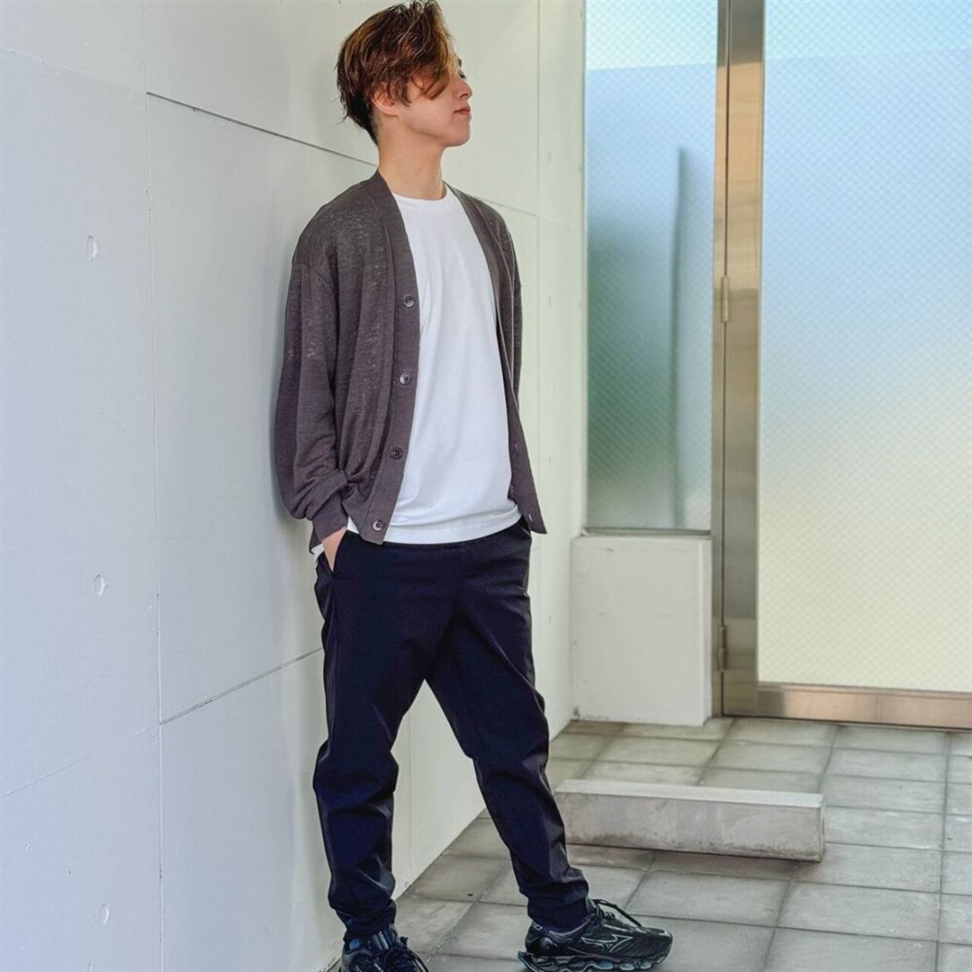 ハイストレッチ クルーネック半袖シャツ（レギュラーシルエット） ブラック XL