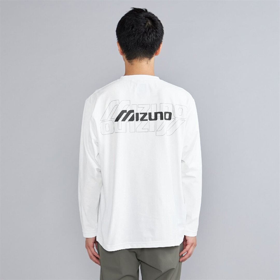 ワードマークバックロゴロングスリーブTシャツ ホワイト XL